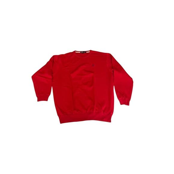 Vintage 90s Polo Ralph Lauren Sweatshirt Red Crewneck Sz XL - Picture 1 of 8